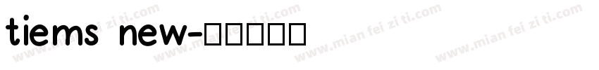 tiems new字体转换